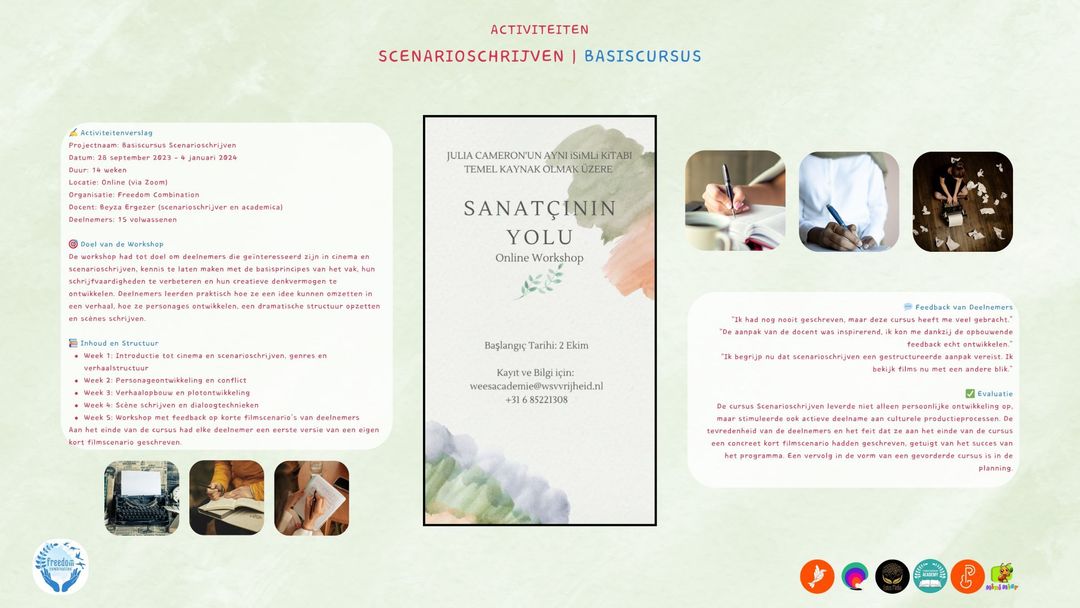 Scenarioschrijven | Basiscursus 